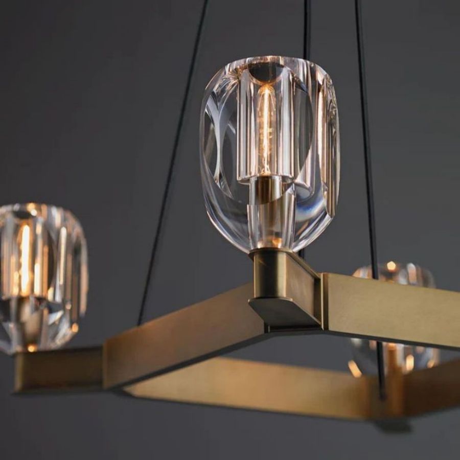 Raibero 4 Light Square Chandelier - XYlight