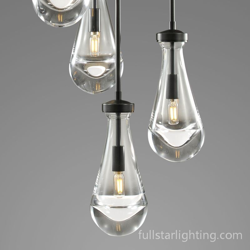 Raindrop Round Chandelier 5-Light - XYlight