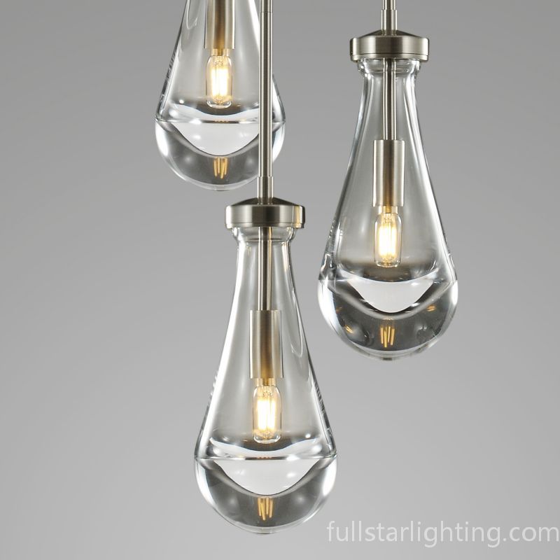 Raindrop Round Chandelier 5-Light - XYlight