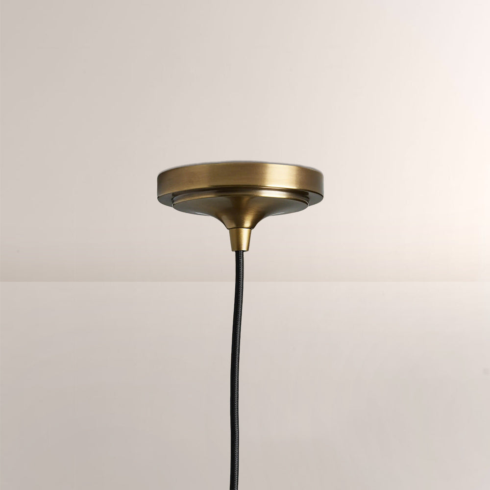 Recycled Metal Fan Pendant - XYlight