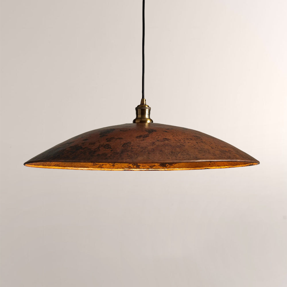 Recycled Metal Fan Pendant - XYlight
