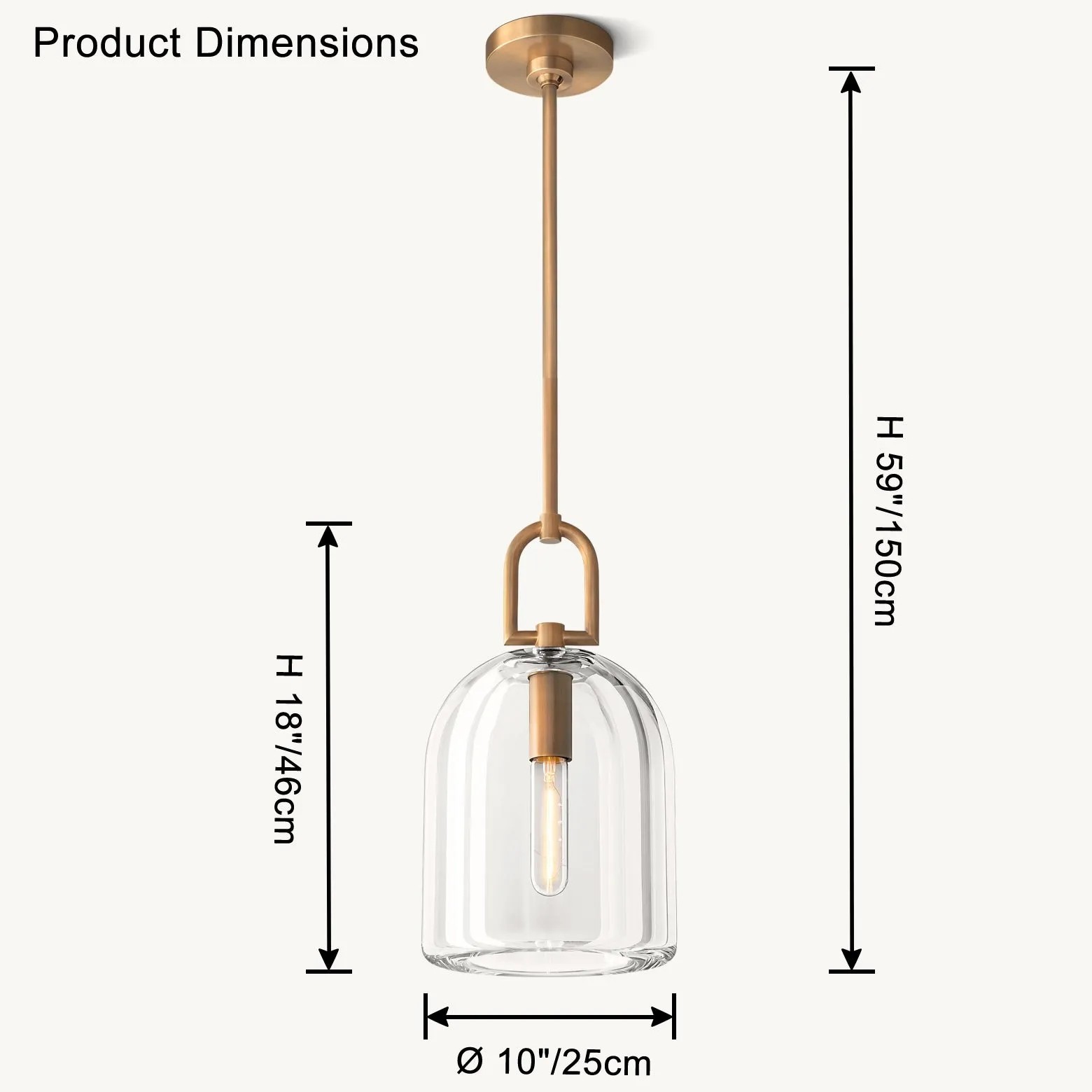 Remiva Glass Pendant - XYlight
