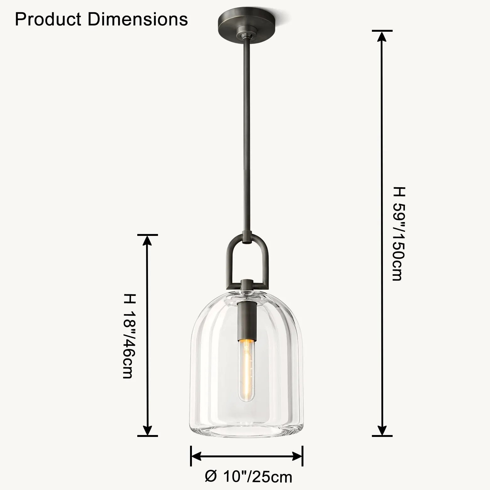 Remiva Glass Pendant - XYlight
