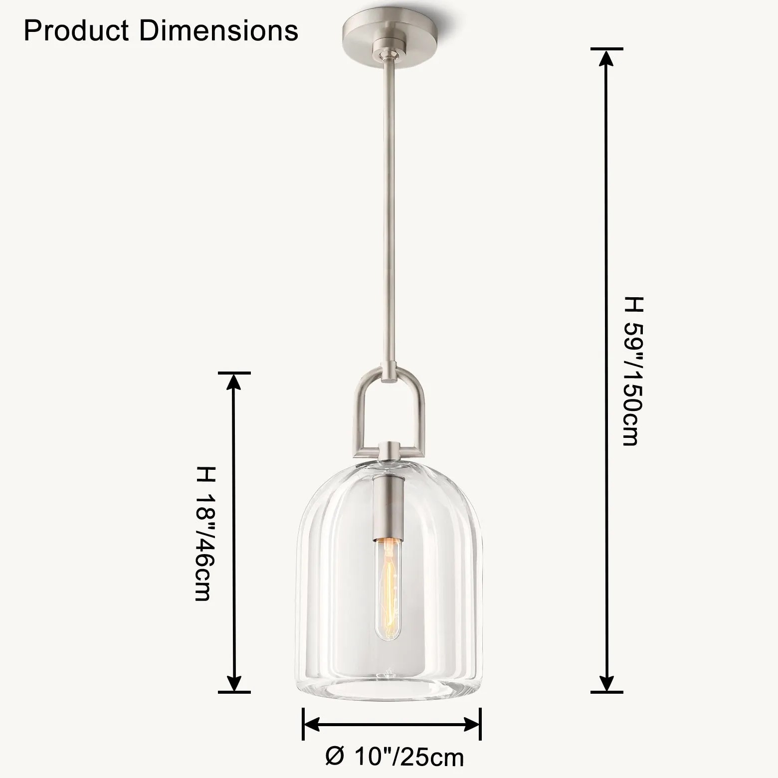 Remiva Glass Pendant - XYlight