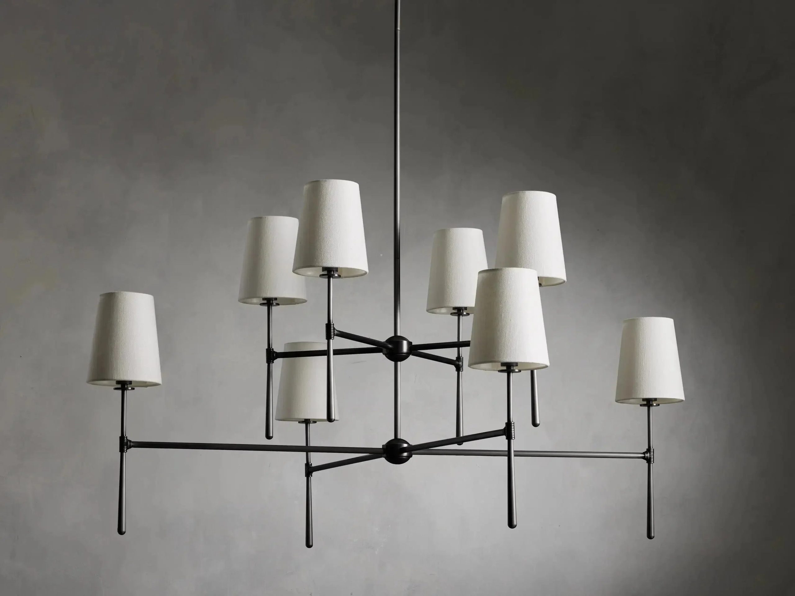Rhodes 2-Tier Round Chandelier For Living Room - XYlight