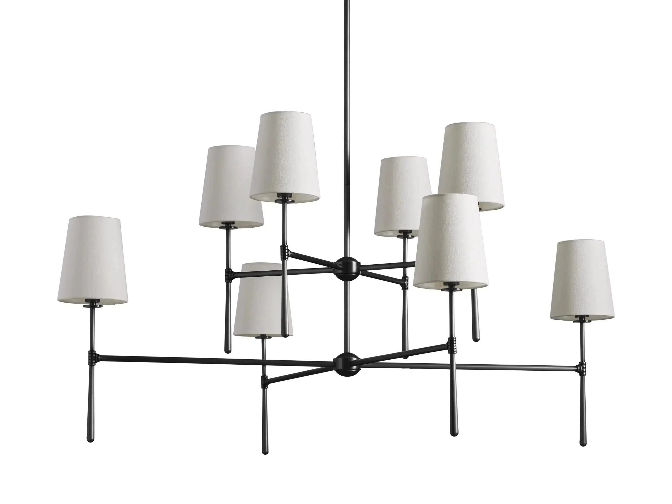 Rhodes 2-Tier Round Chandelier For Living Room - XYlight