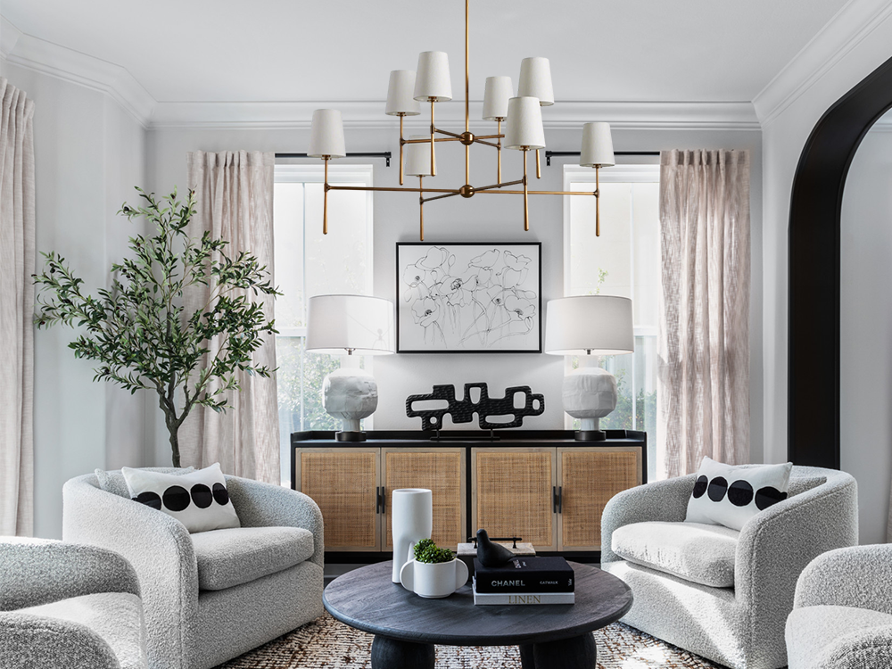 Rhodes 2-Tier Round Chandelier For Living Room - XYlight