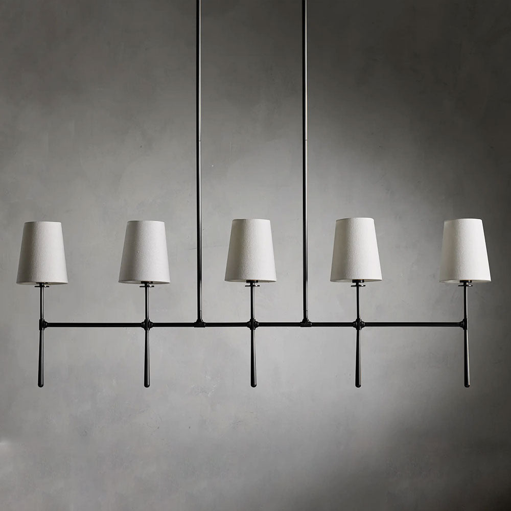 Rhodes Linear Chandelier 5/6 Light For Living Room - XYlight