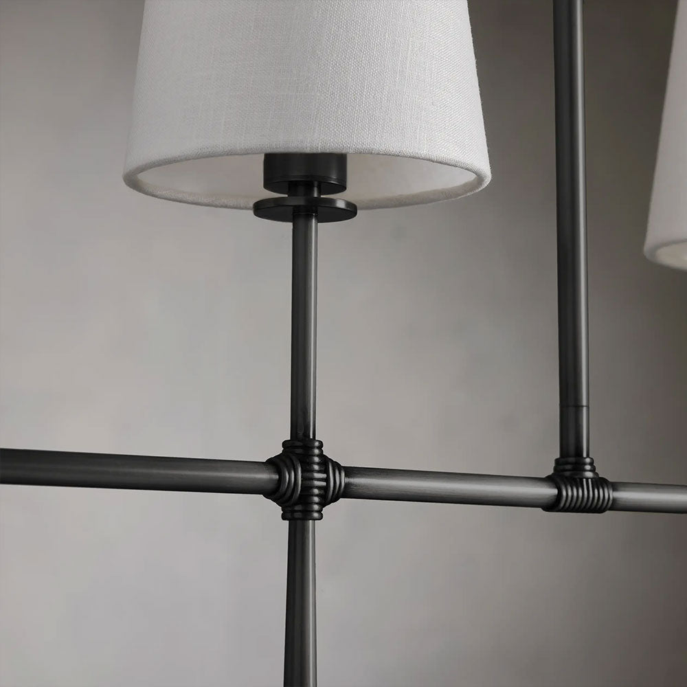 Rhodes Linear Chandelier 5/6 Light For Living Room - XYlight