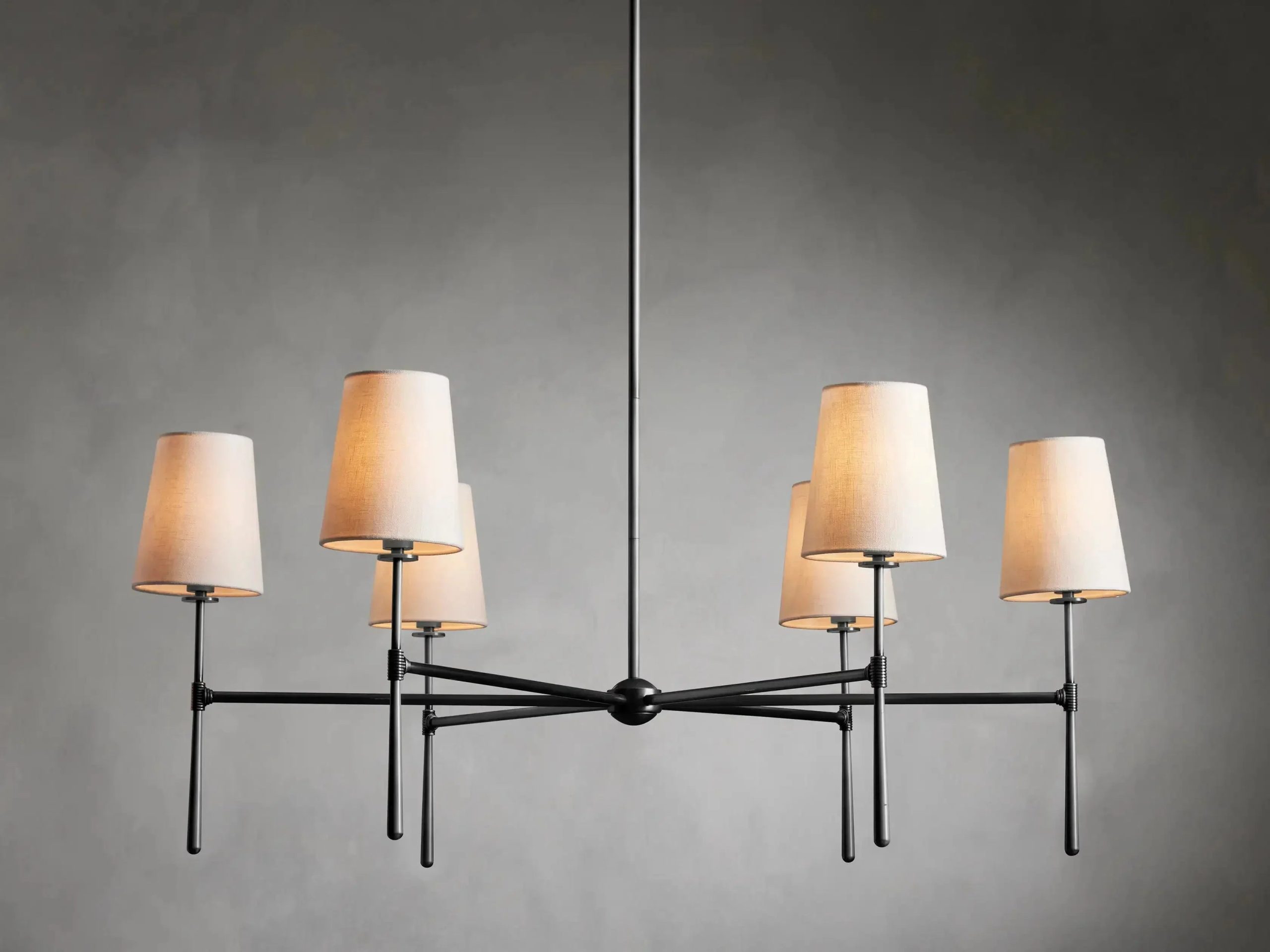Rhodes Round Chandelier 4/6 Light For Living Room - XYlight