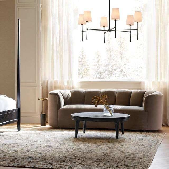 Rhodes Round Chandelier 4/6 Light For Living Room - XYlight