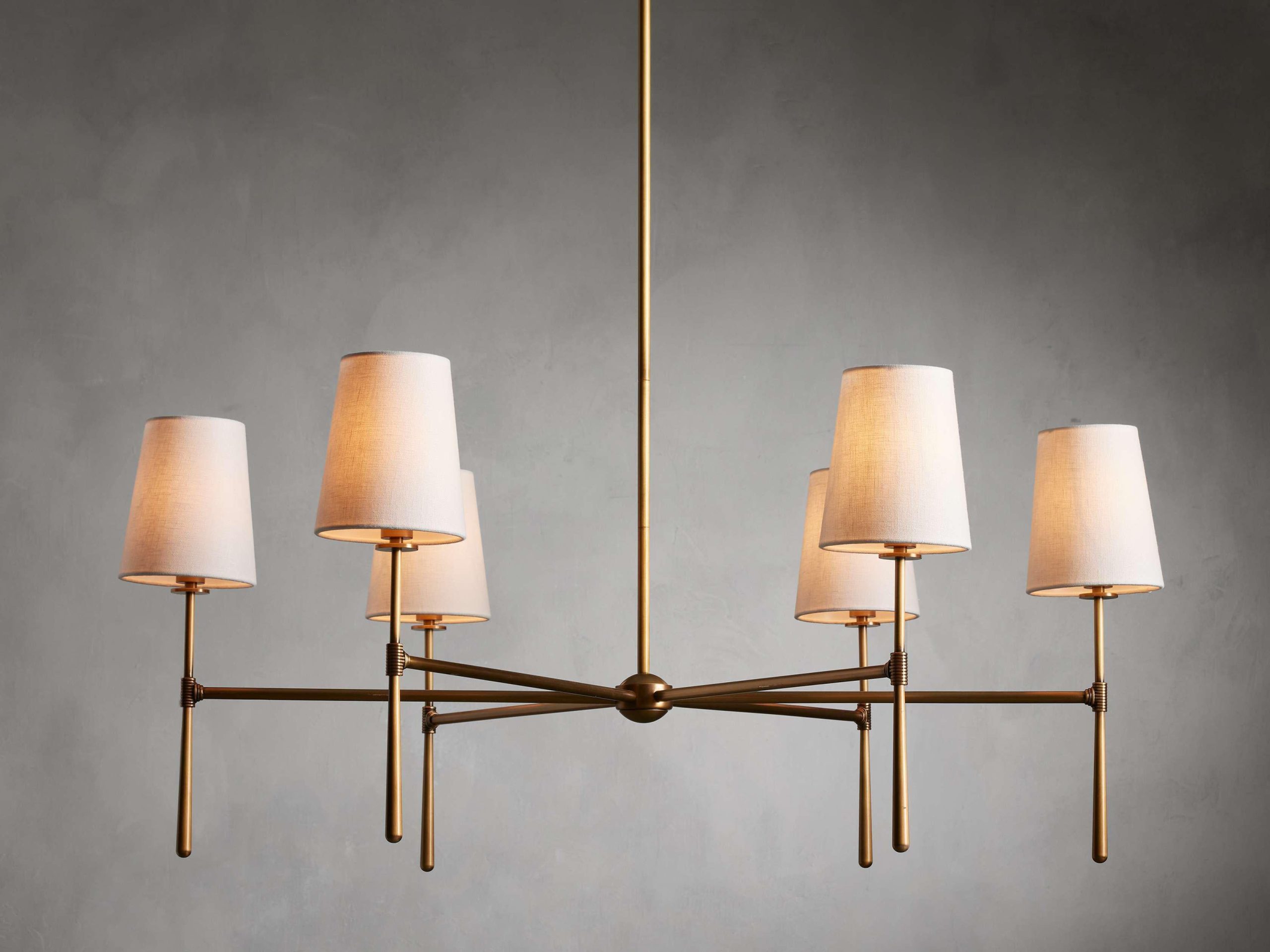 Rhodes Round Chandelier 4/6 Light For Living Room - XYlight