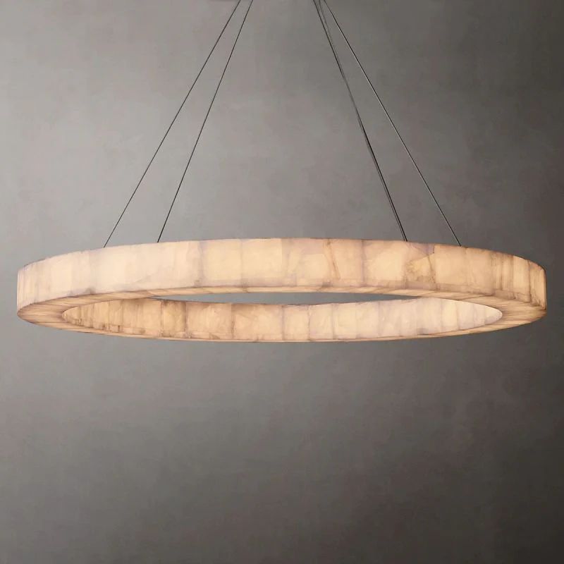 Ridemarne Calcite Round Chandelier 31"/40"/60" - XYlight