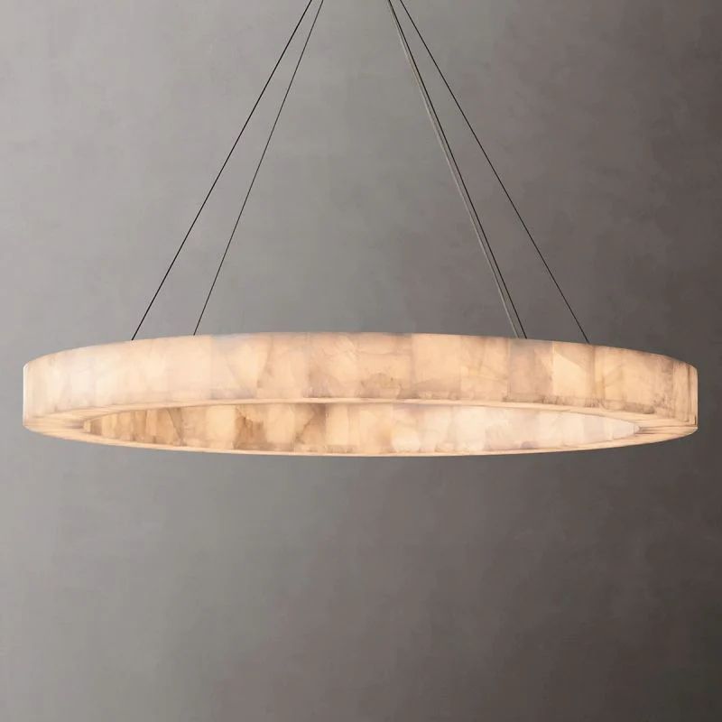 Ridemarne Calcite Round Chandelier 31"/40"/60" - XYlight