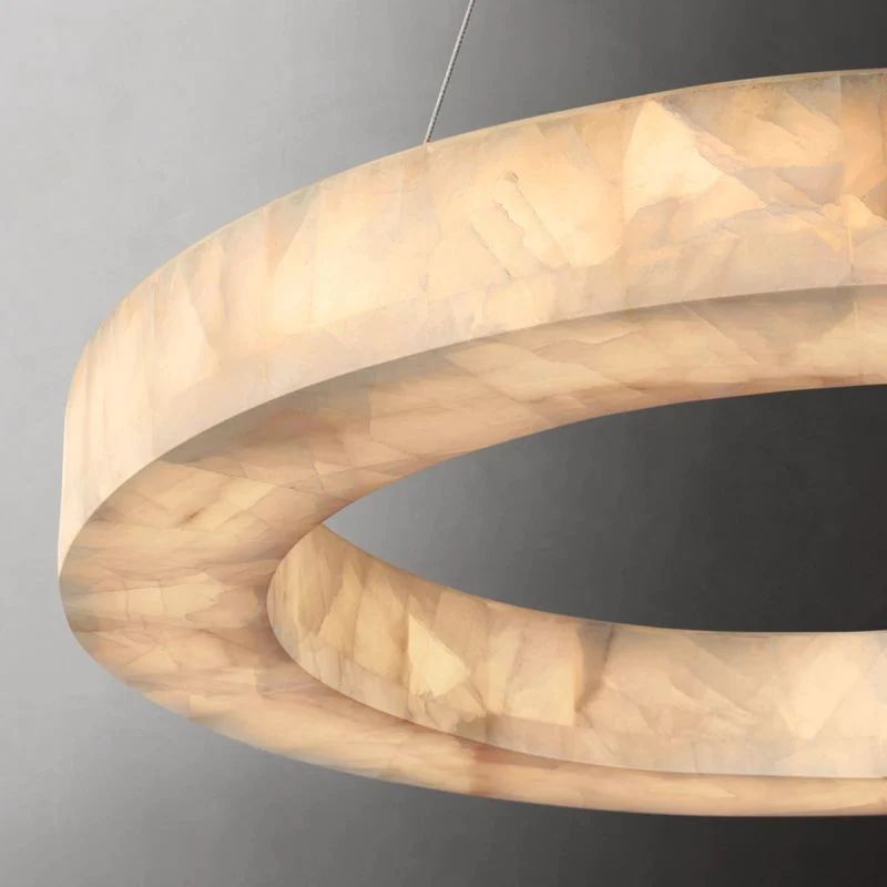 Ridemarne Calcite Round Chandelier 31"/40"/60" - XYlight