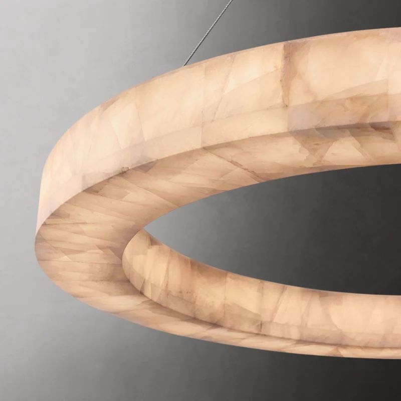 Ridemarne Calcite Round Chandelier 31"/40"/60" - XYlight