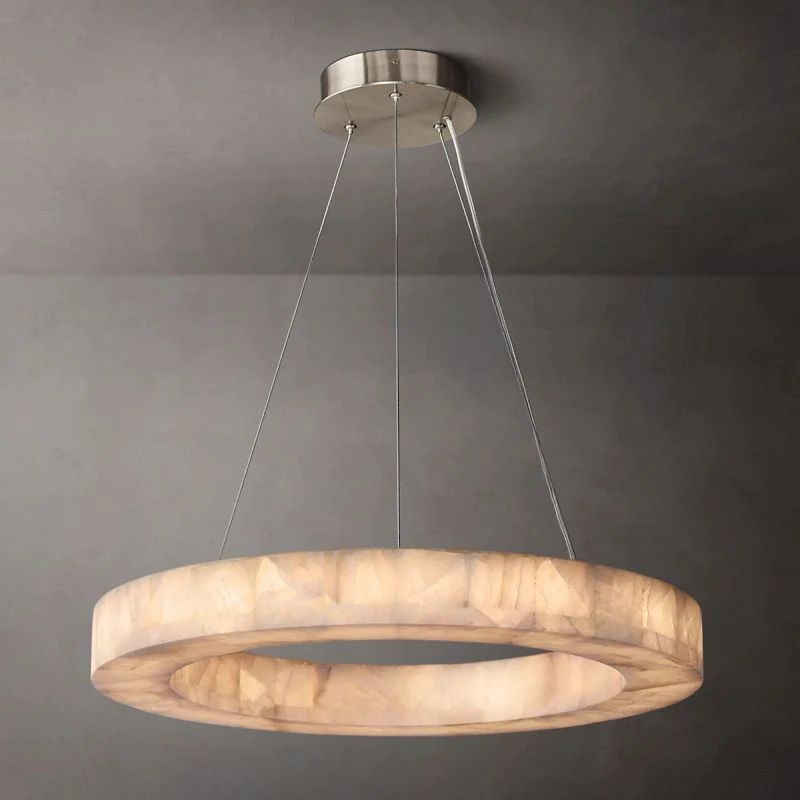 Ridemarne Calcite Round Chandelier 31"/40"/60" - XYlight