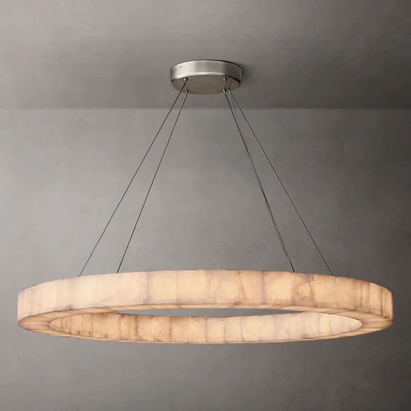 Ridemarne Calcite Round Chandelier 31"/40"/60" - XYlight