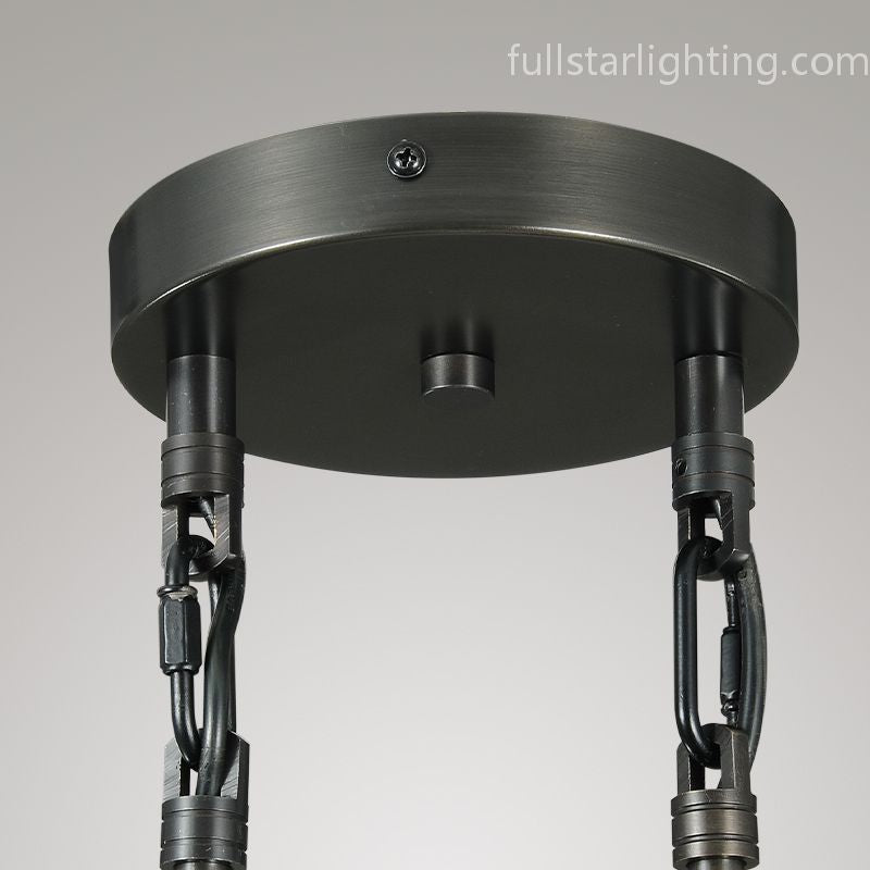 Rivelvane 2-Light Round Rod Chandelier - XYlight