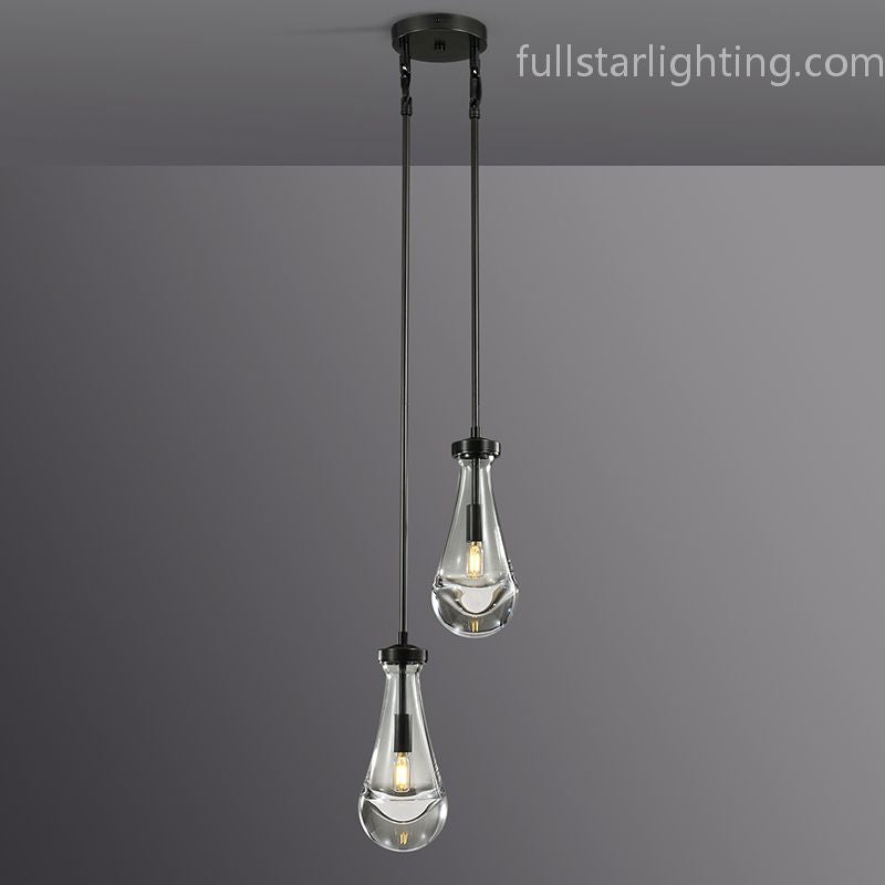 Rivelvane 2-Light Round Rod Chandelier - XYlight