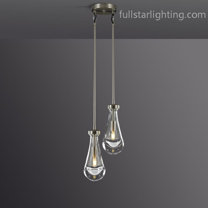 Rivelvane 2-Light Round Rod Chandelier - XYlight