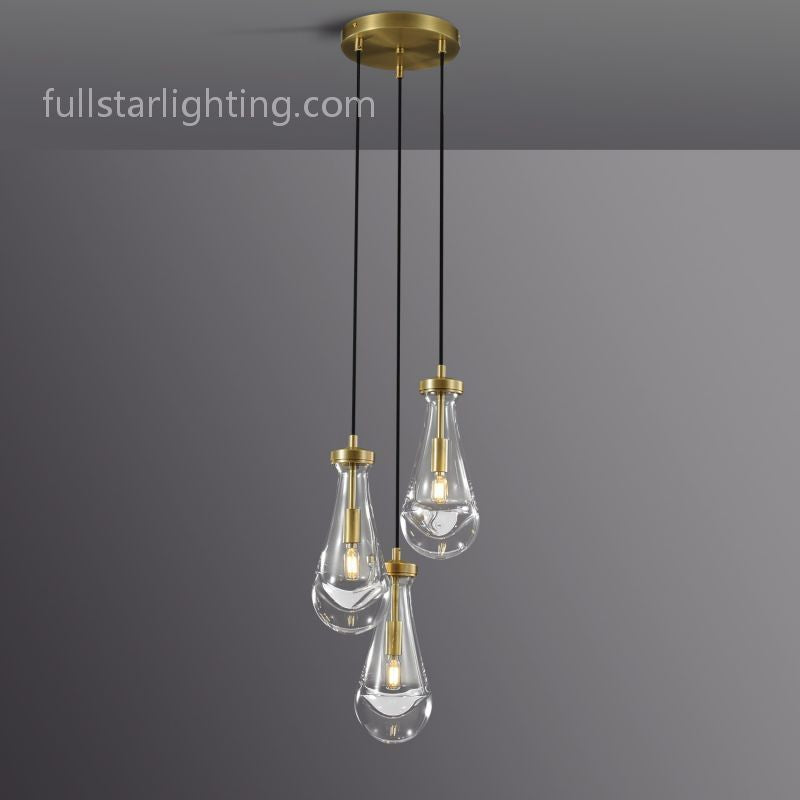Rivelvane 3-Light Round Cord Chandelier - XYlight