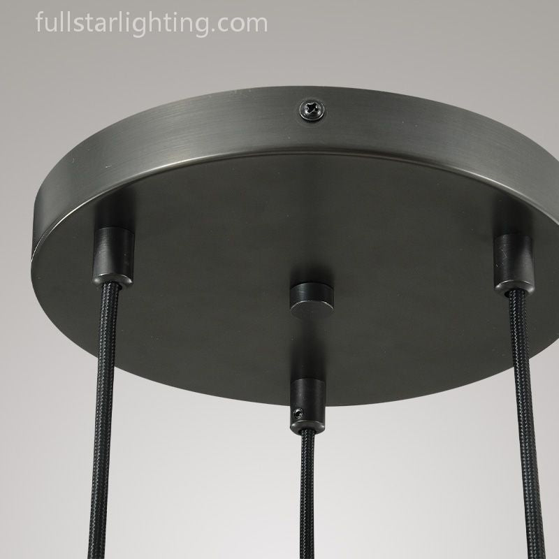 Rivelvane 3-Light Round Cord Chandelier - XYlight