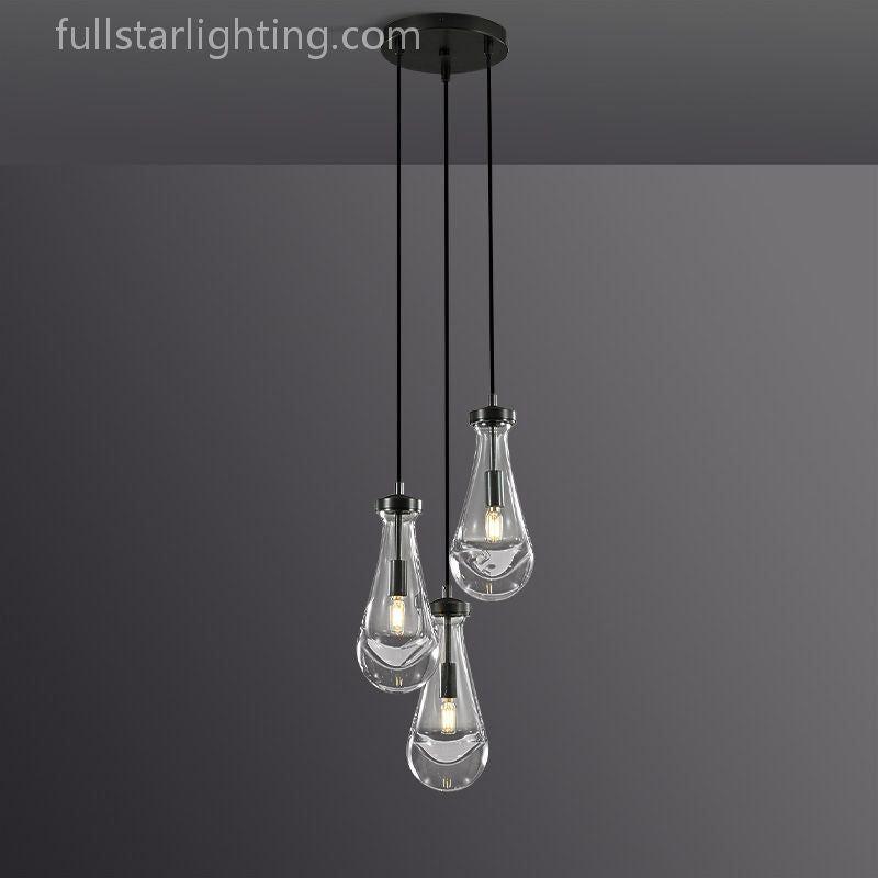 Rivelvane 3-Light Round Cord Chandelier - XYlight