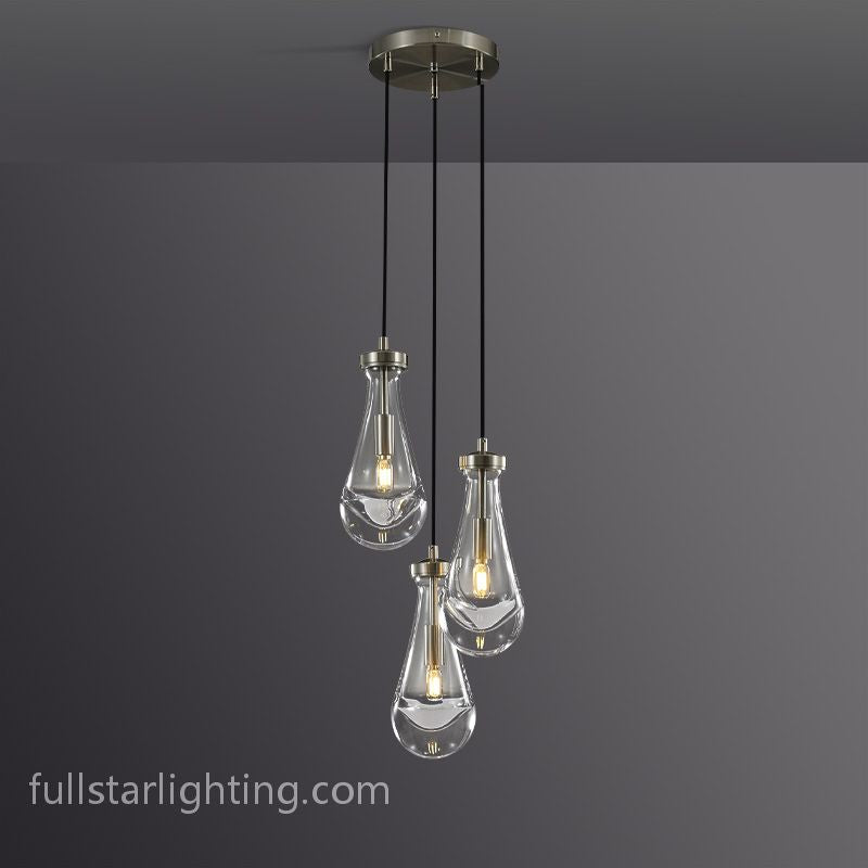 Rivelvane 3-Light Round Cord Chandelier - XYlight