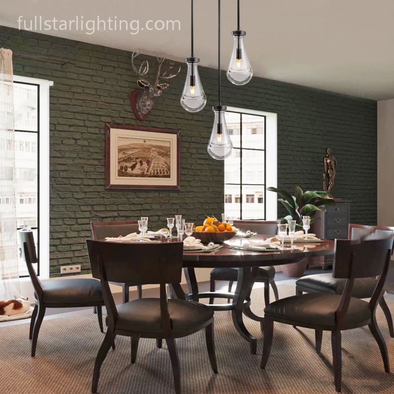 Rivelvane 3-Light Round Glass Rod Chandelier - XYlight