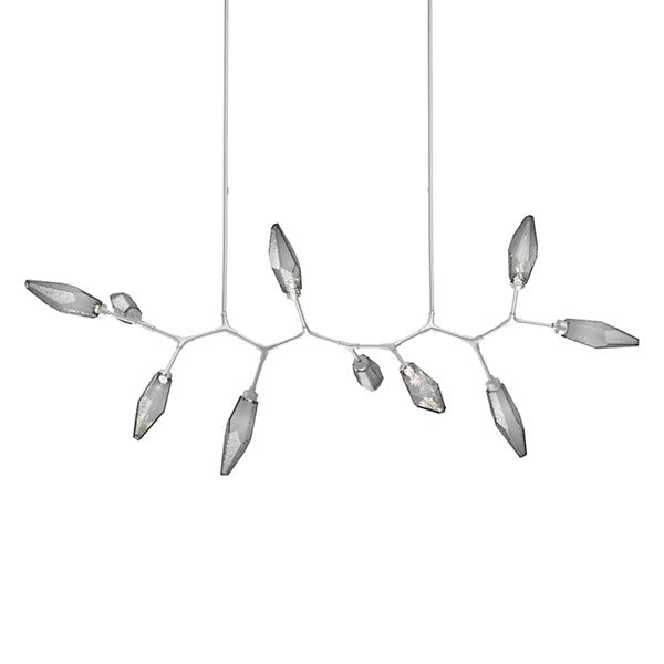 Rock Crystal Modern Branch LED Linear Chandelier - XYlight