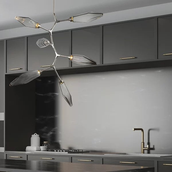 Rock Crystal Modern LED Chandelier - XYlight