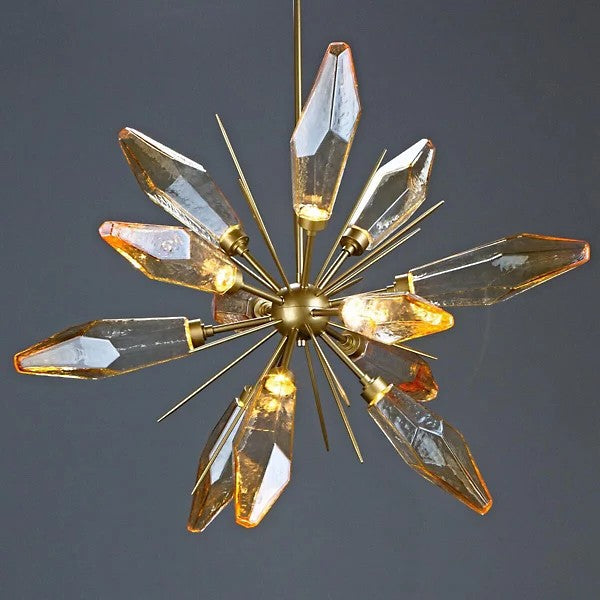 Rock Crystal Pendant Chandelier - XYlight