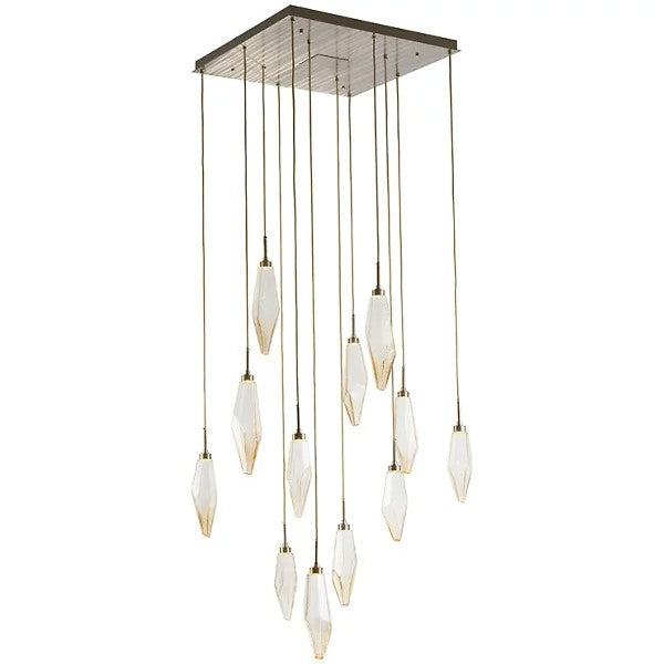 Rock Crystal Square Chandelier - XYlight