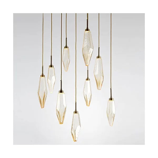 Rock Crystal Square Chandelier - XYlight