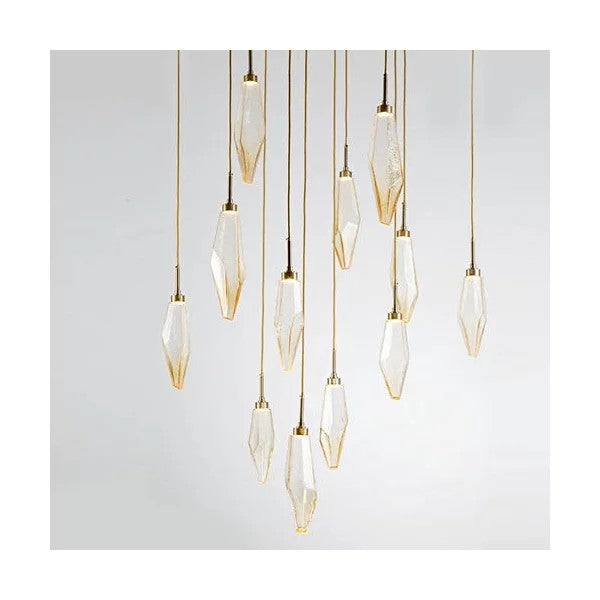 Rock Crystal Square Chandelier - XYlight