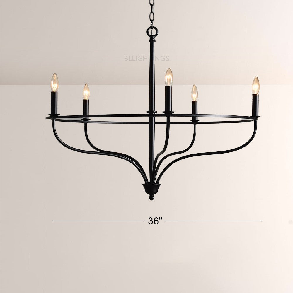 Roscaio Round Metal Chandelier - XYlight
