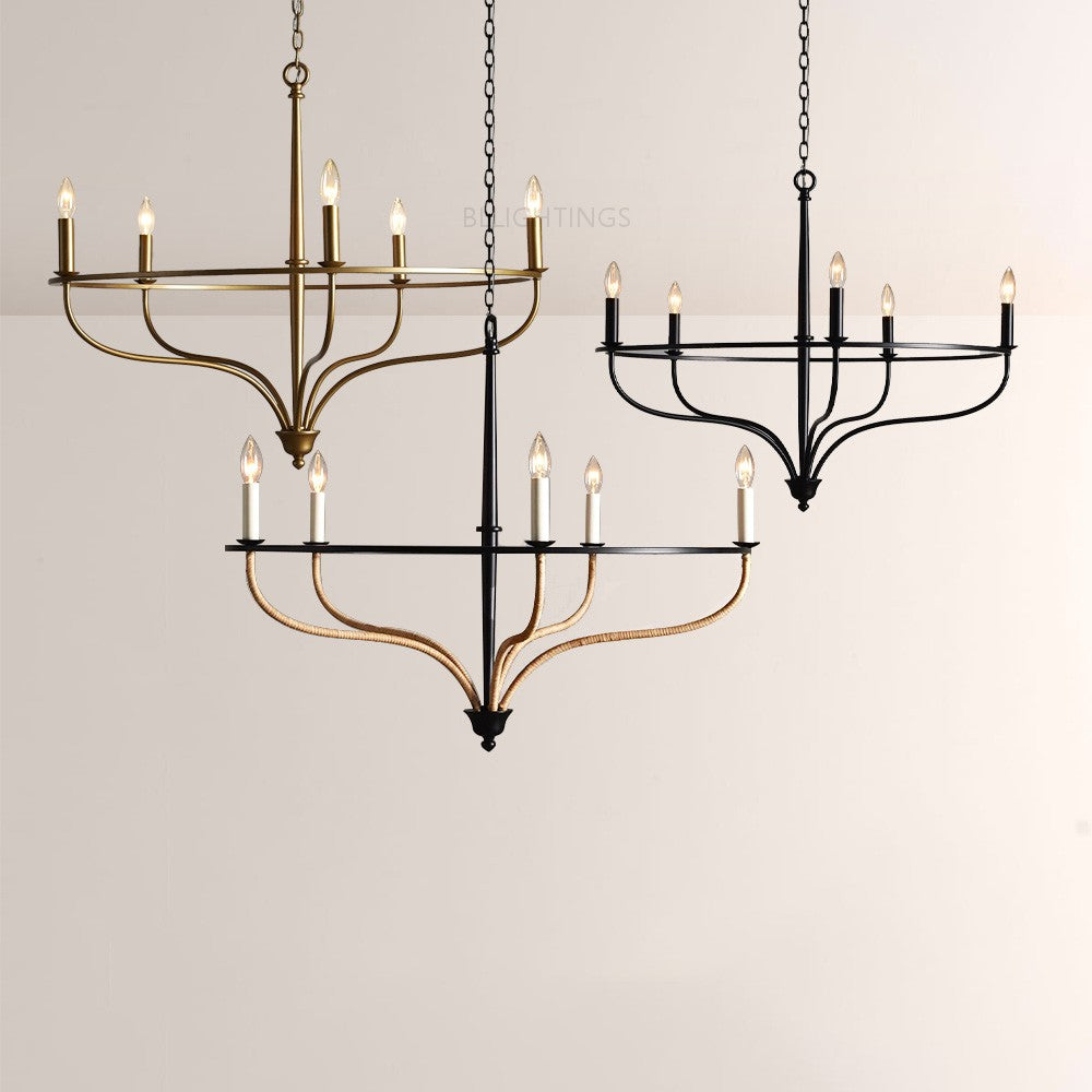 Roscaio Round Metal Chandelier - XYlight