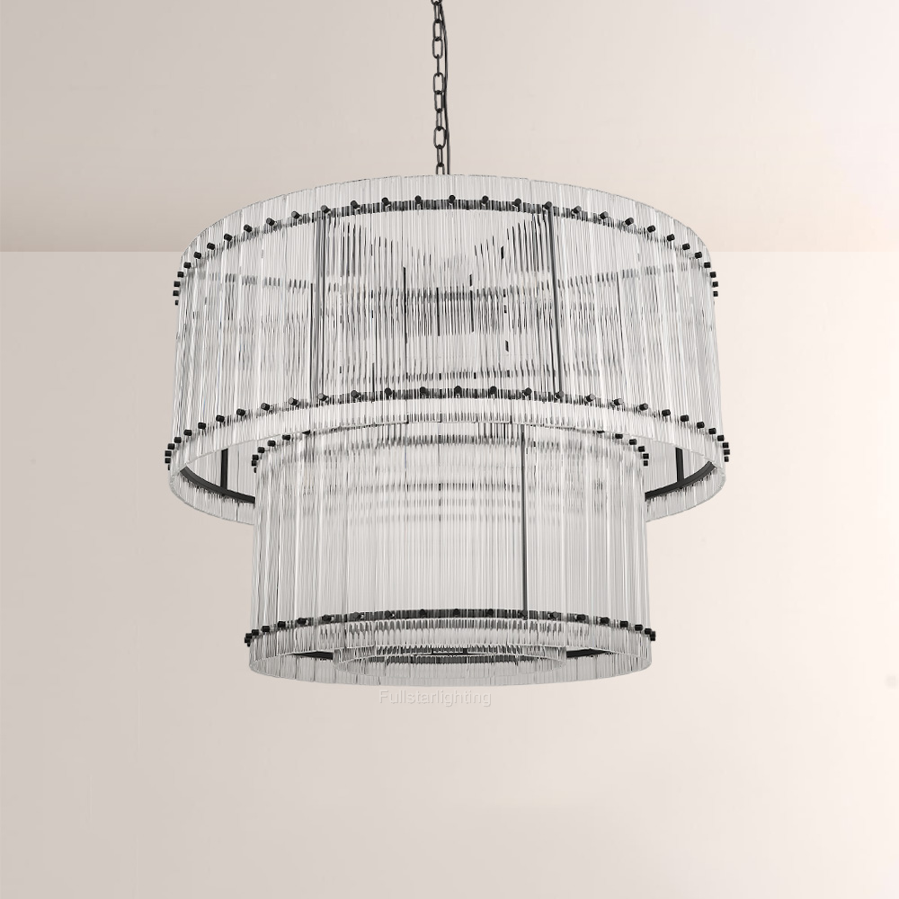 Senparo Two-Tier Luxury Round Chandelier - XYlight