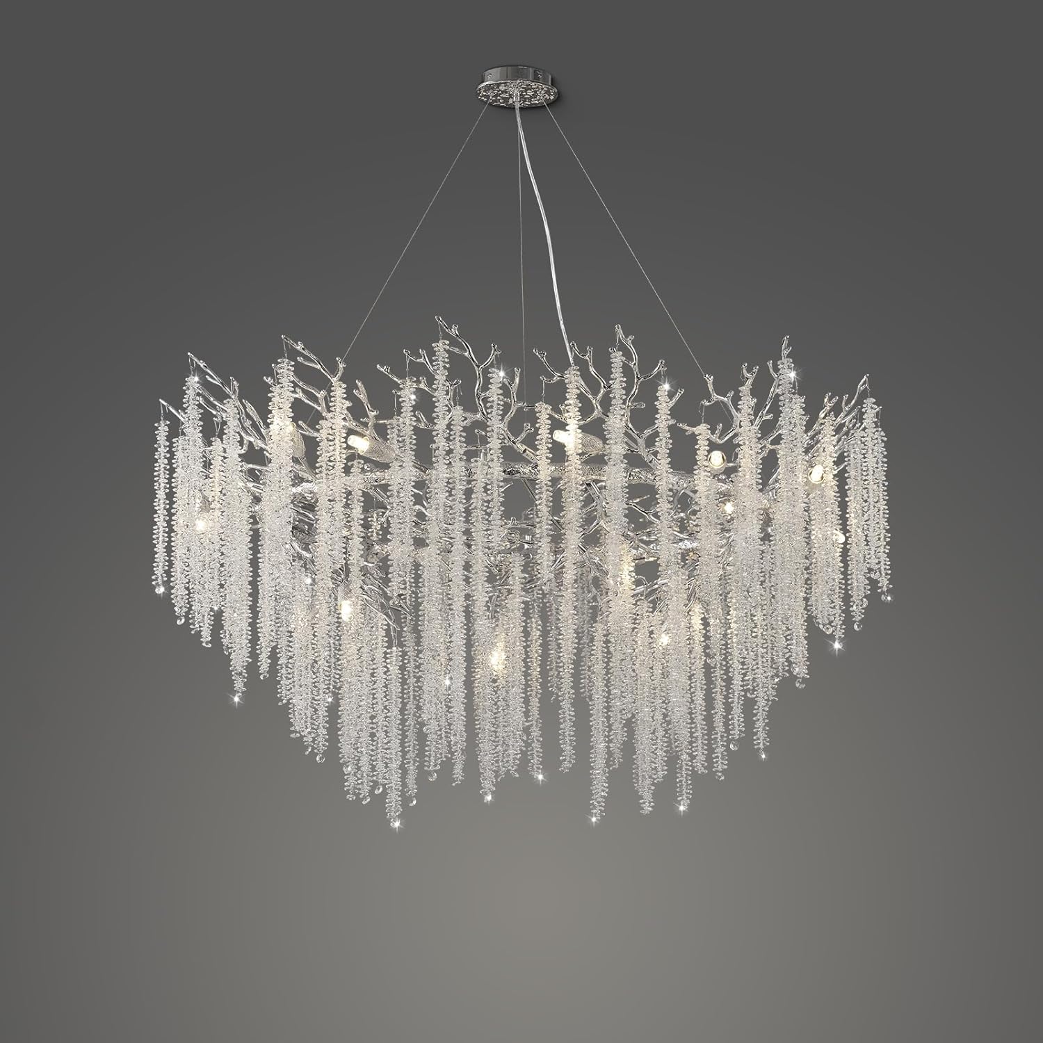 Snow Tree Branch Gold/Silver Chandelier - XYlight