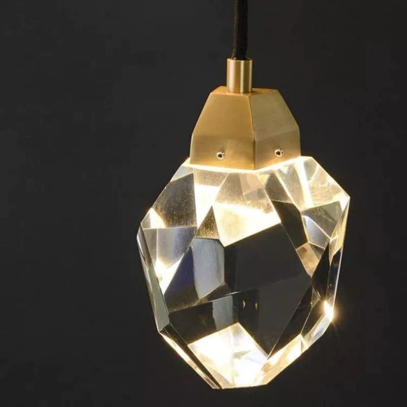 Slipe Faceted Crystal Prisms Wall Sconce (Cord) - XYlight