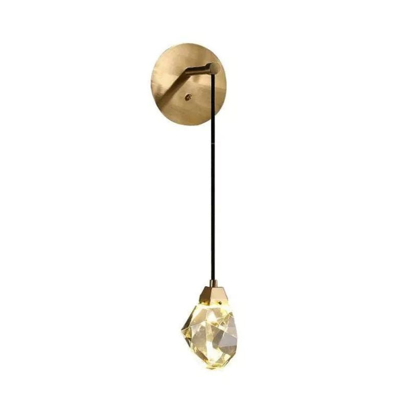Slipe Faceted Crystal Prisms Wall Sconce (Cord) - XYlight