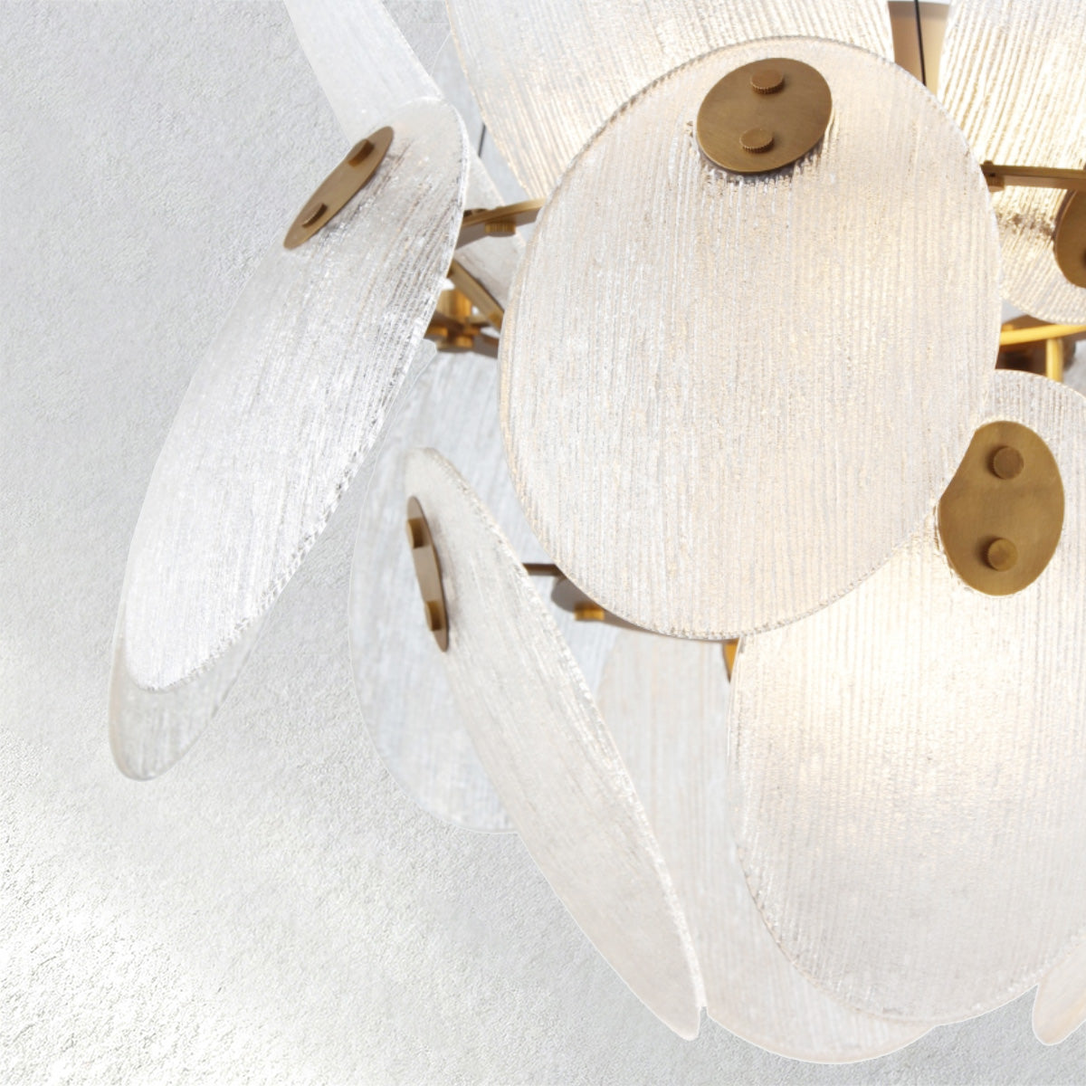 Snow Petal Glass Chandelier - XYlight