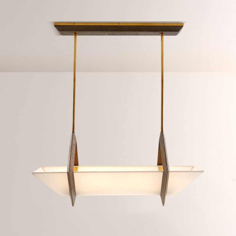 Spencer Fabric Linear Chandelier