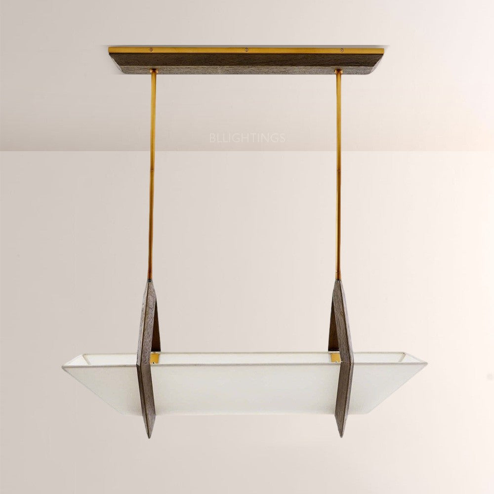Spencer Fabric Linear Chandelier - XYlight