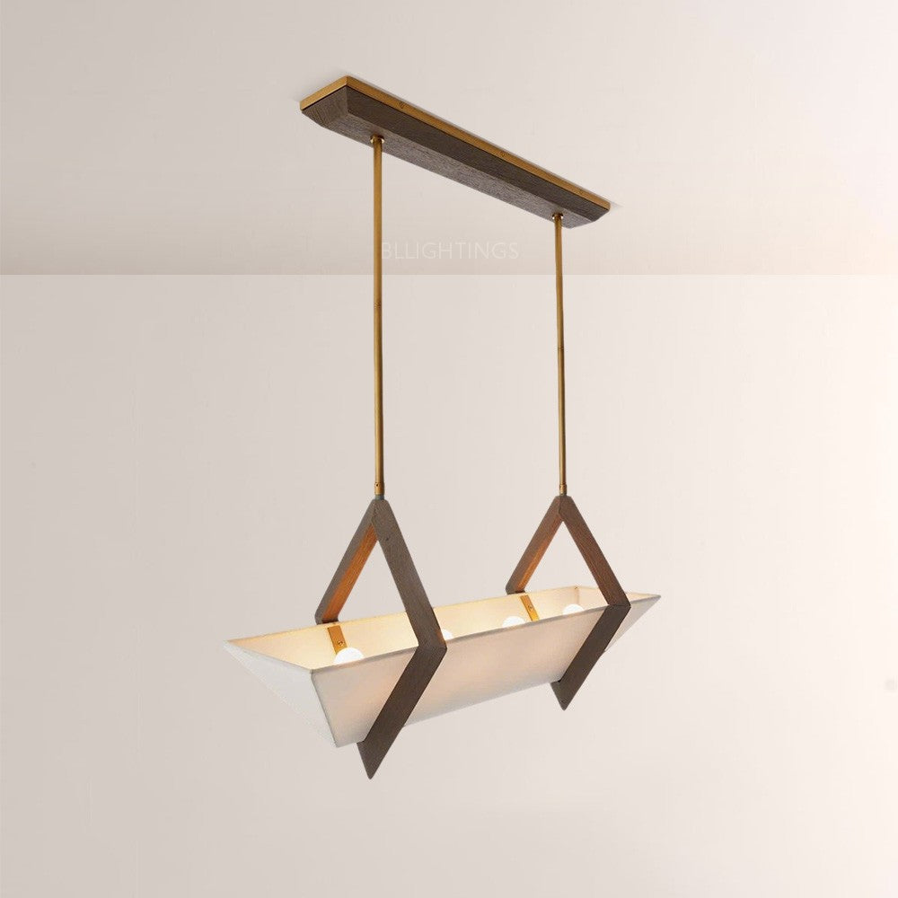 Spencer Fabric Linear Chandelier - XYlight