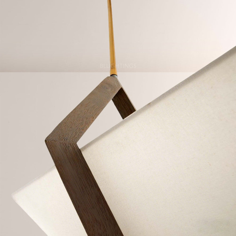 Spencer Fabric Linear Chandelier - XYlight