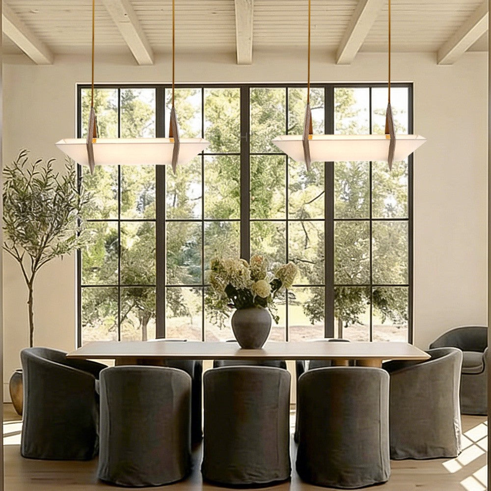 Spencer Fabric Linear Chandelier - XYlight