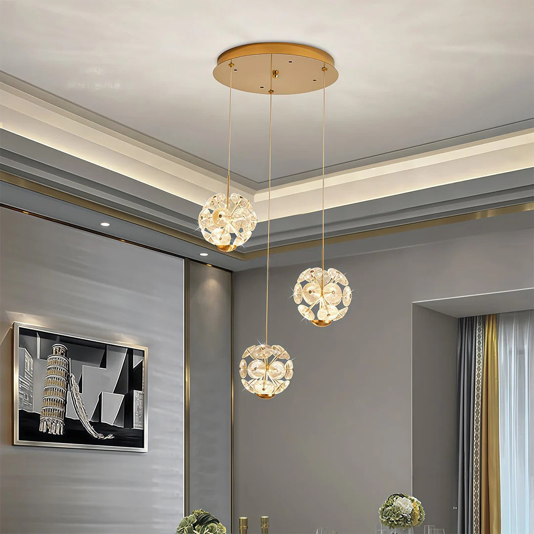 Staircase Crystal Chandelier Modern Luxury High Ceiling Light - XYlight