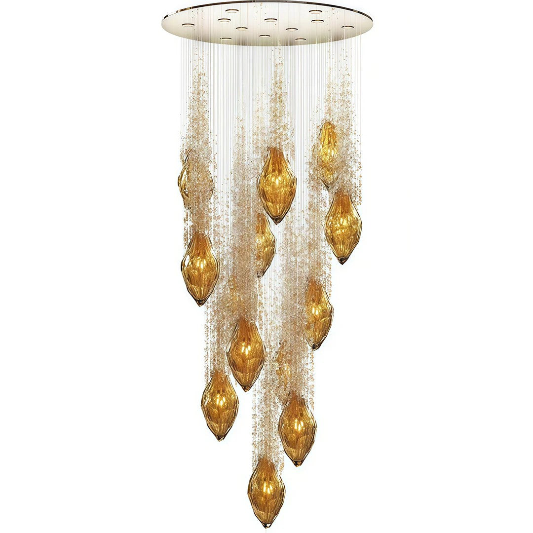 Stairway Chandelier Artistic Crystal Ceiling Light - XYlight